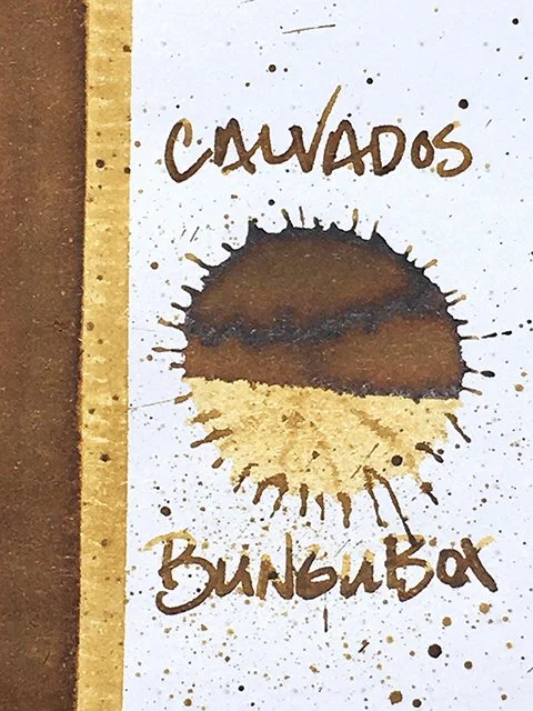 A review of BUNGUBOX Calvados fountain pen ink — Inky Inspirations